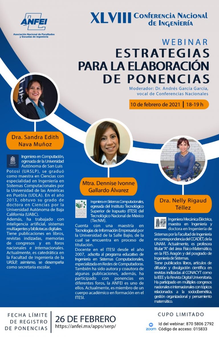 Flyer Asociación Nacional De Facultades Y Escuelas De Ingeniería 6154